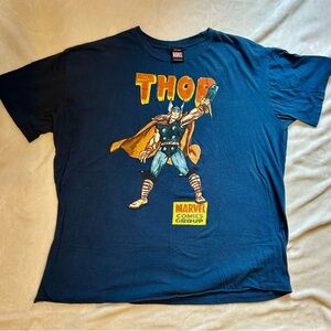 Marvel Thor Navy Graphic Tee men’s size Large